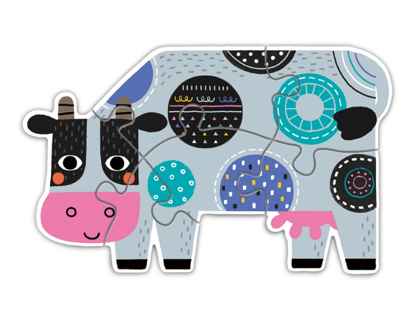 寶寶玩大片拼圖：農場動物